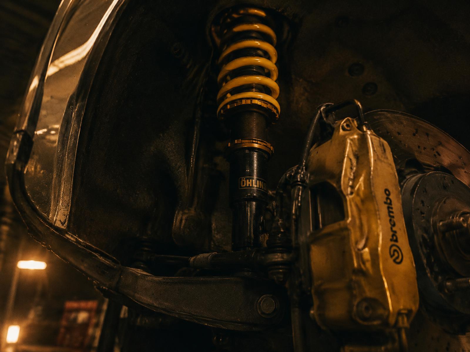 Suspension detail